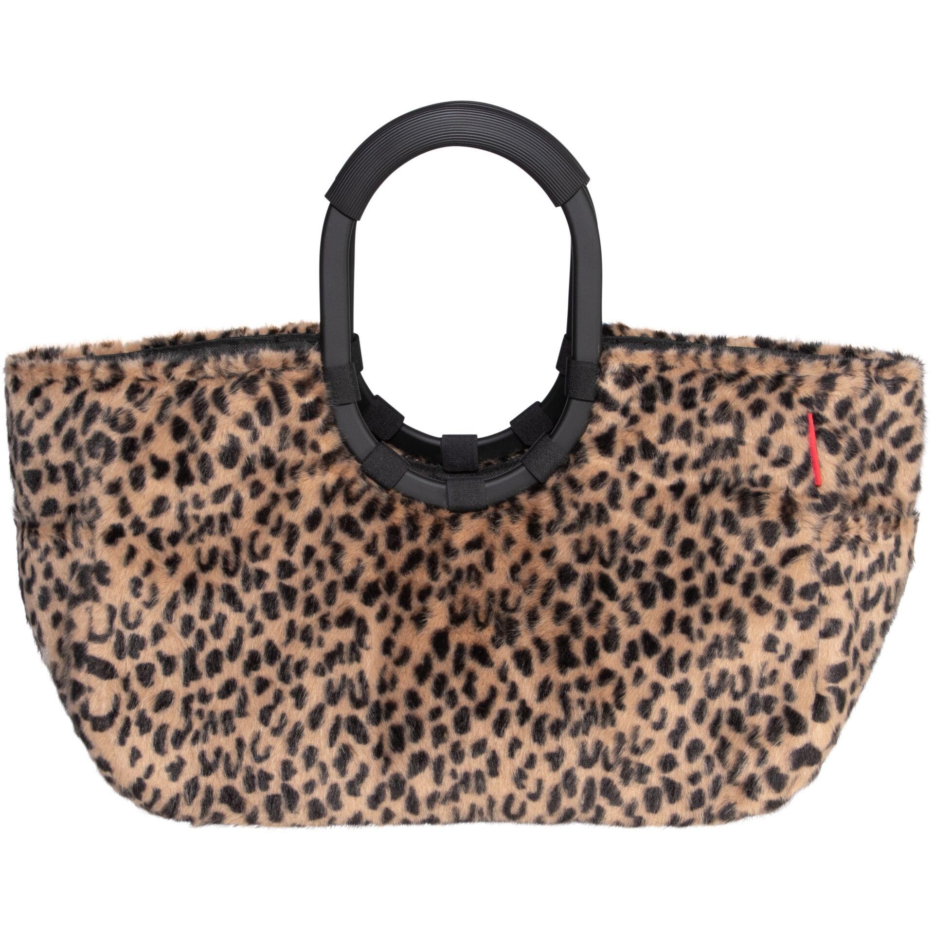 Reisenthel loopshopper M leo fake fur
