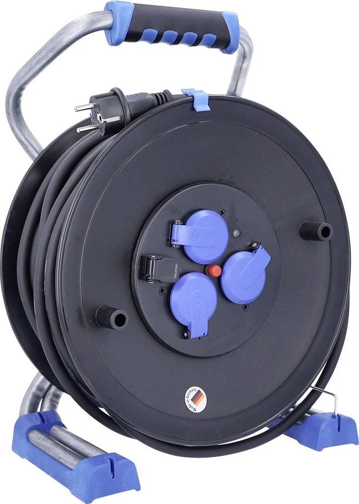 AS Schwabe 823624 Kabeltrommel 40m black Schutzkontakt-plug