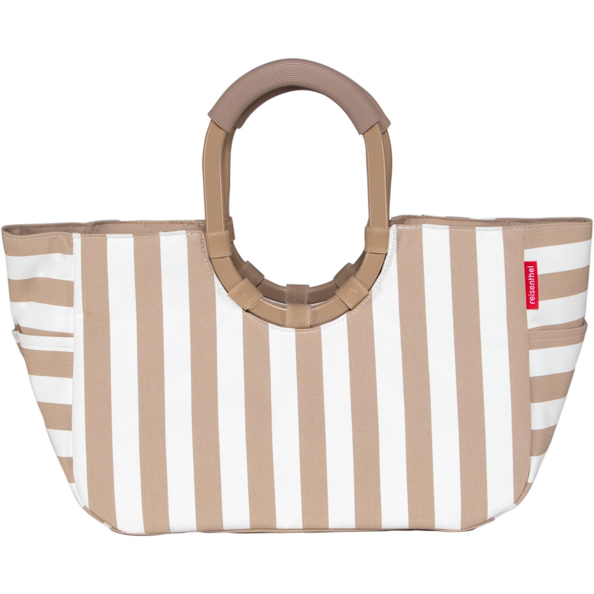 Reisenthel loopshopper M summerstripes coffee