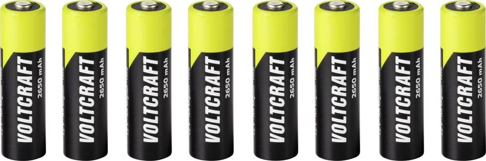 VOLTCRAFT Mignon (AA)-Akku NiMH 2650 mAh 1.2V Ready to use 8St.