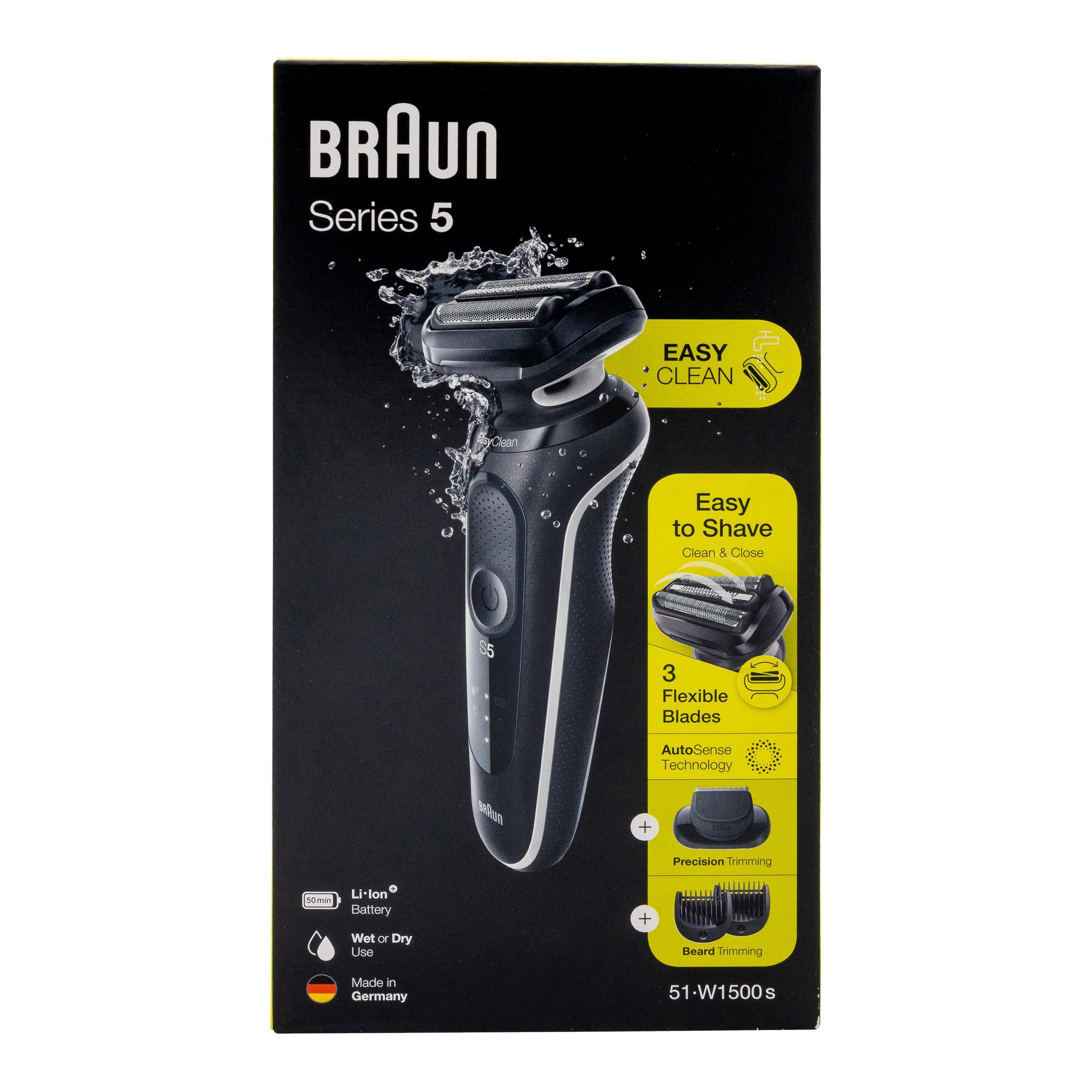Braun Series 5 51-W1500s Rasoio Trimmer Nero - Braun Series 5 51-
