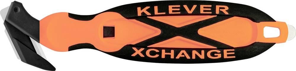 KLEVER KCJ-XC-35G XChange 35 Sicherheitsmesser Orange-black, 10St.