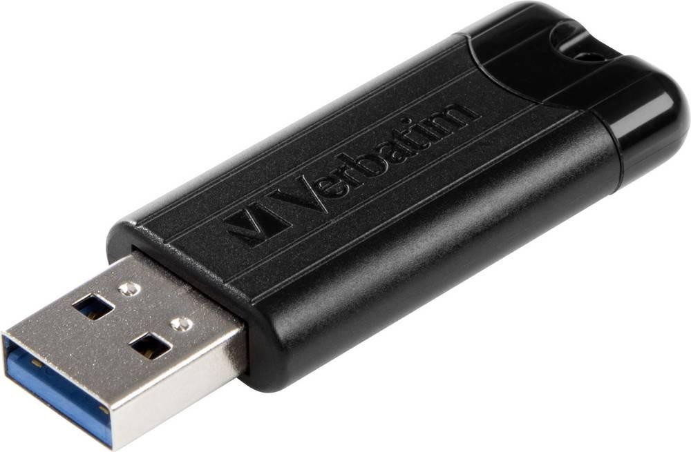 Verbatim PinStripe 3.0 - Memoria USB 3.0 da 128GB – - Nero -