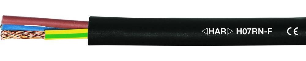 HELU 37061 Gummischlauchleitung H07RN-F 5G 1.5mm² black 100m