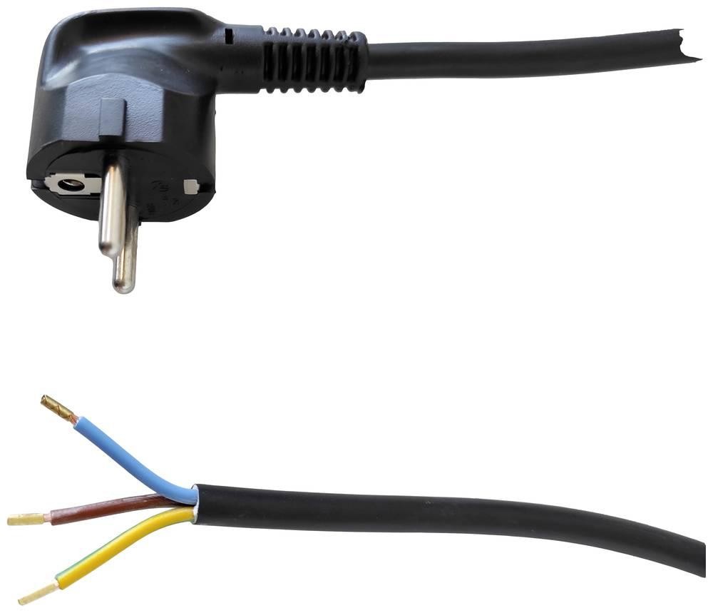 HELU 87142-1 Strom power cable black 5m