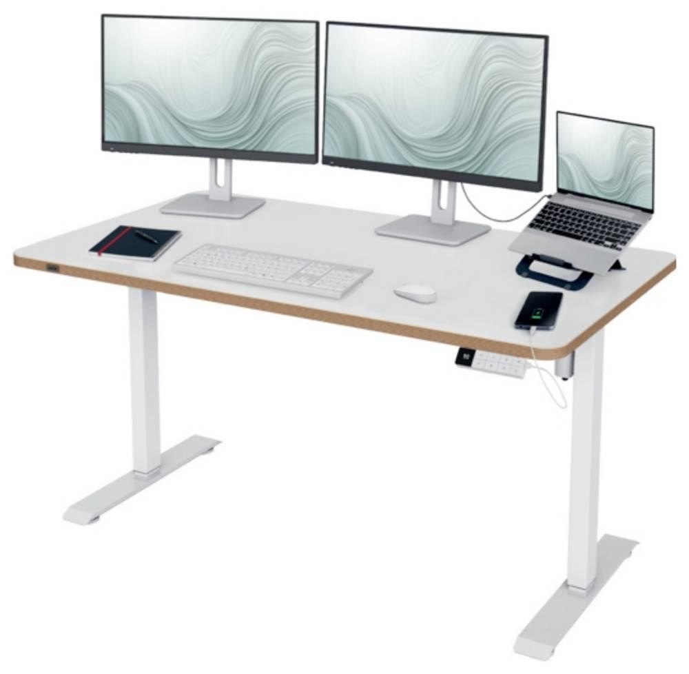 Leitz 67730001 escritorio de pie Blanco - Leitz 67730001, Blanco, 60