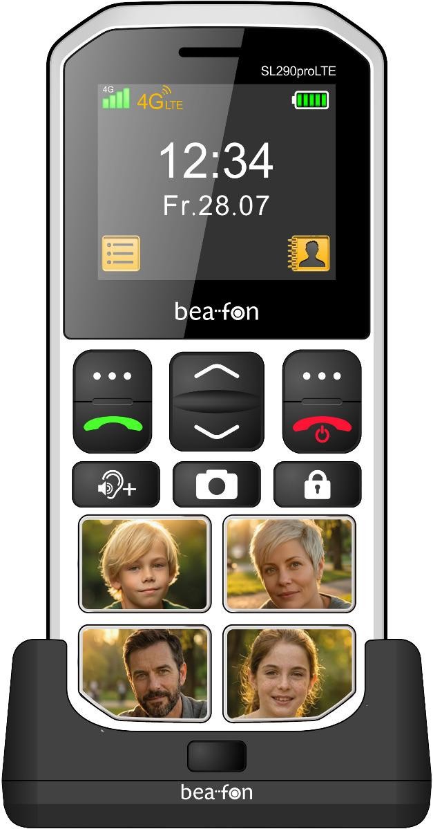 Beafon SL290pro LTE (4G) 5.08 cm (2") Black, White Senior phone -