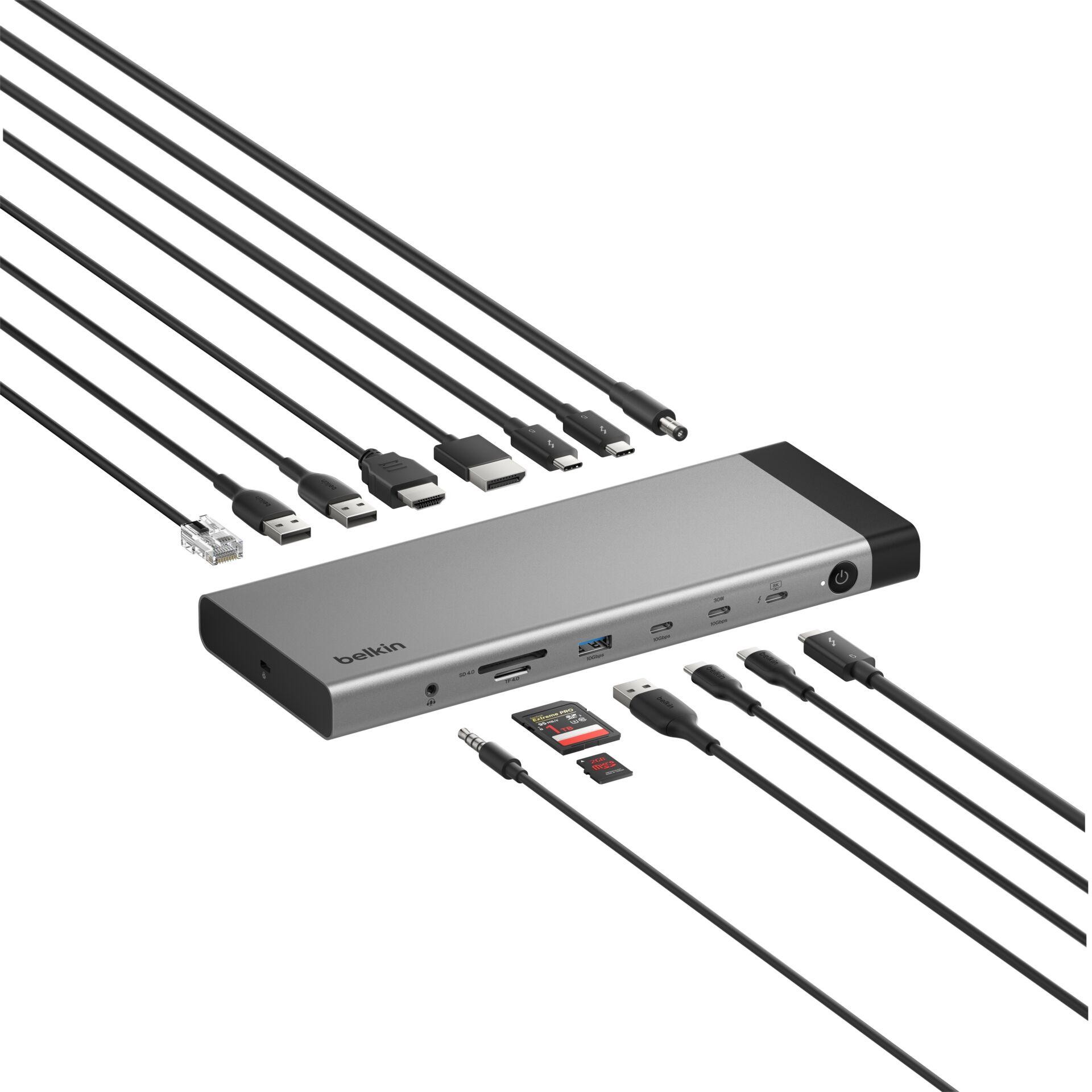 Belkin Connect Thunderbolt 5 Docking Station USB C, 140W