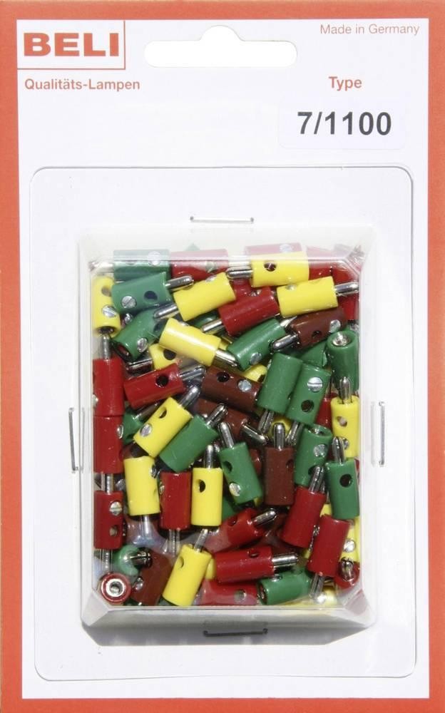 BELI-BECO 7/1100 Miniatur-Bananenplug Stift-Ø: 2.6mm 1 Set