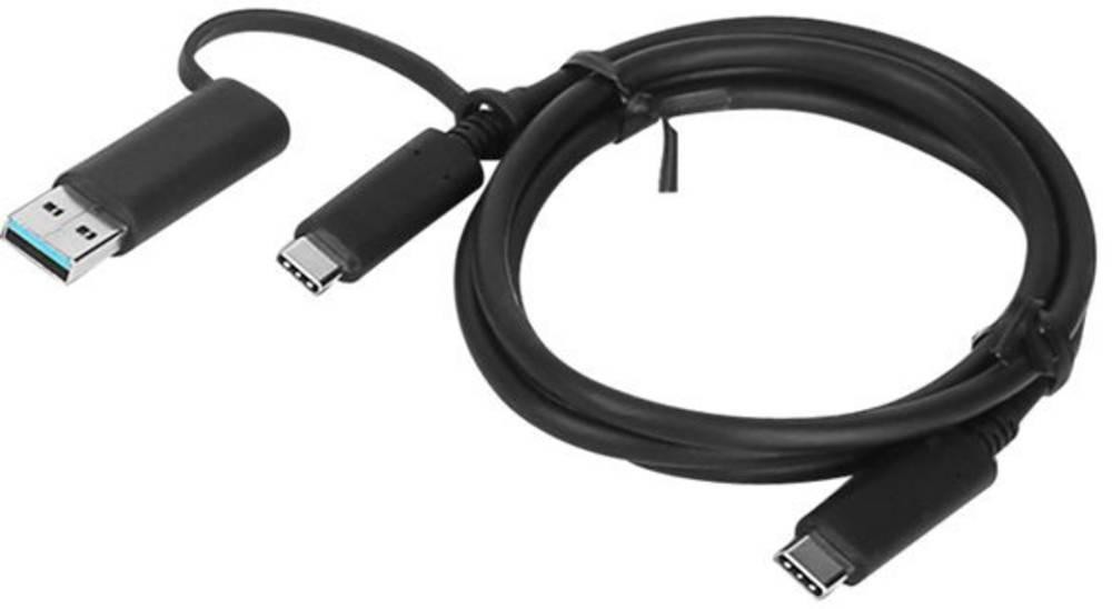Lenovo USB-cable USB 3.2 Gen1 USB-A Stecker, USB-C jack 1.00 m