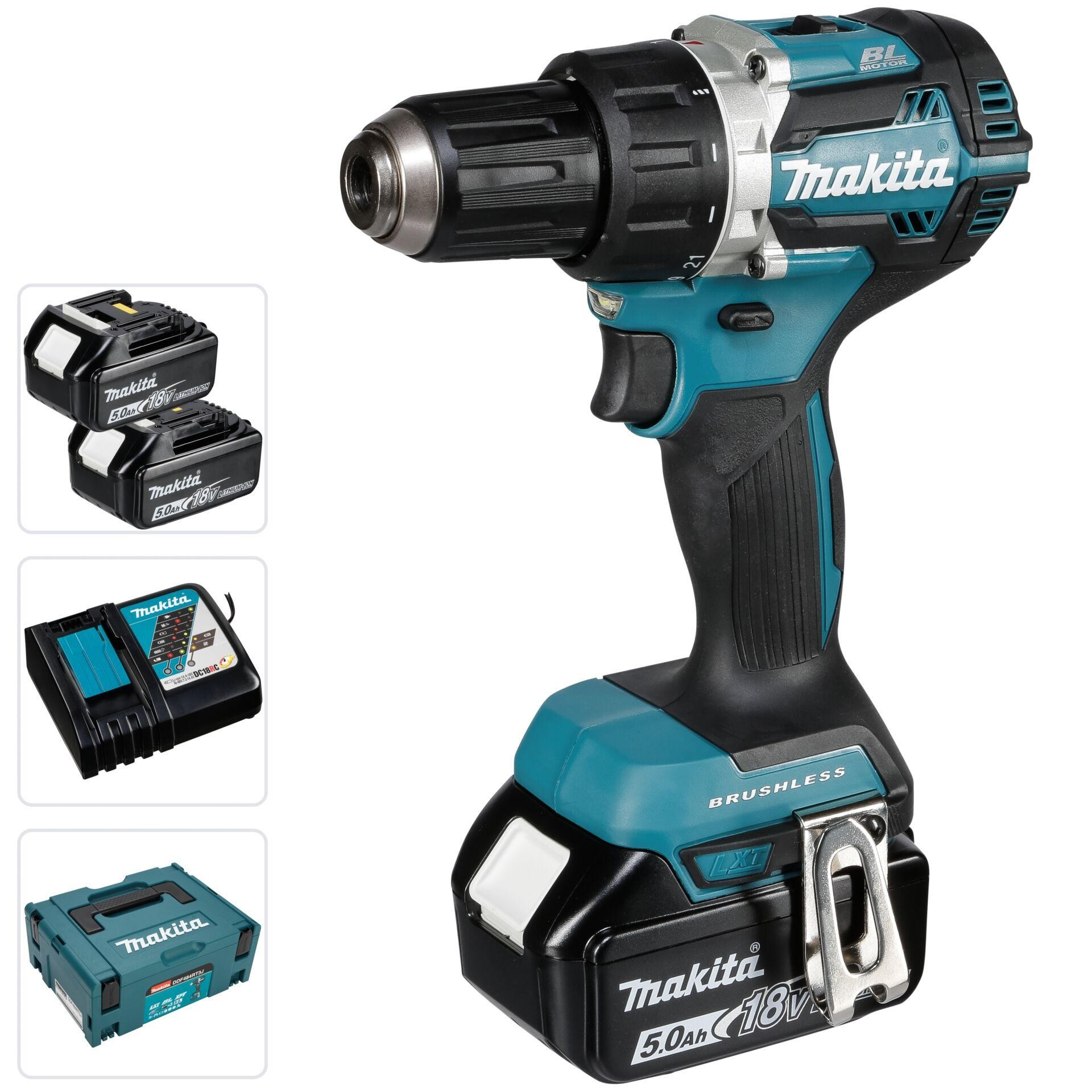 Makita DDF484RT3J Akku-Bohrschrauber