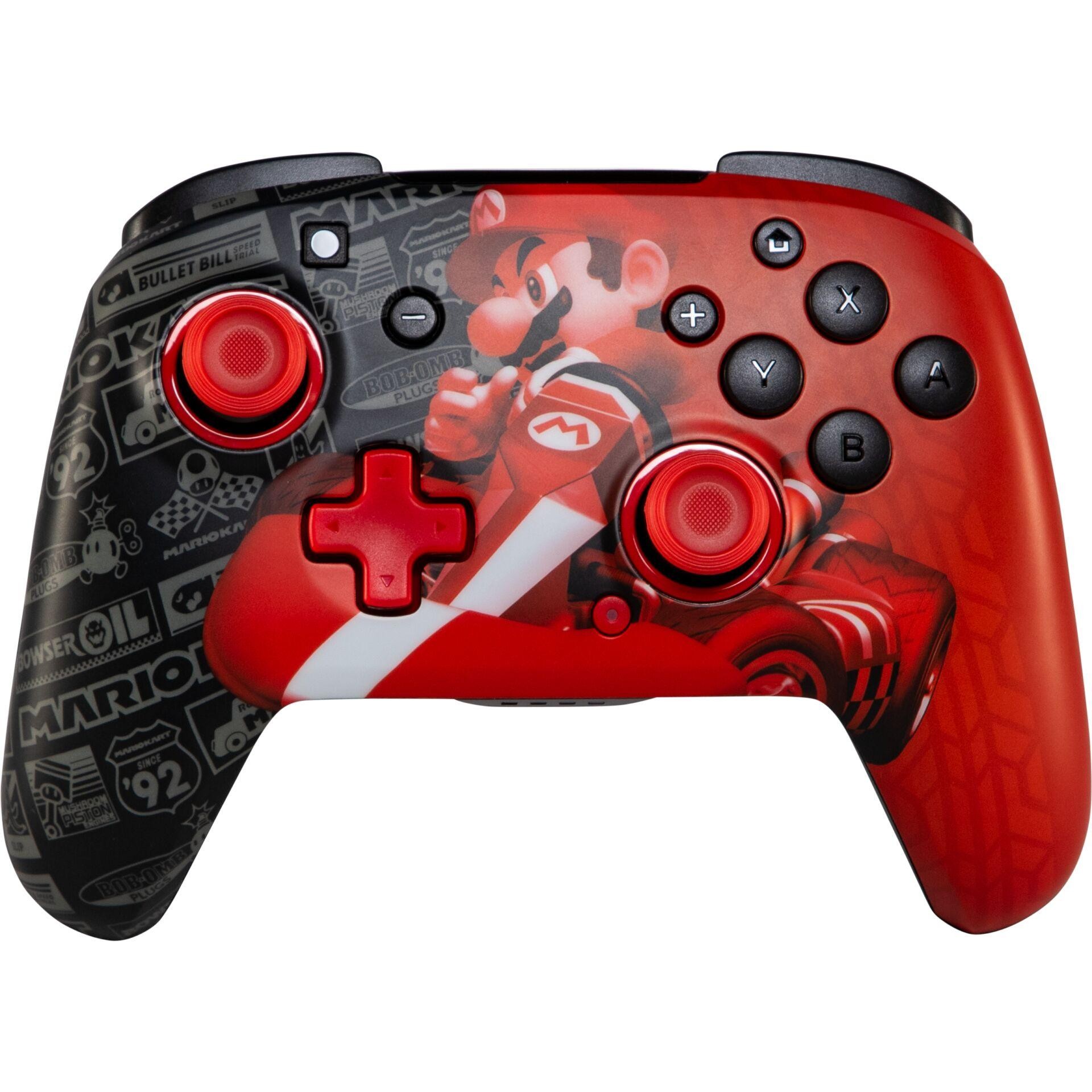 PDP Afterglow Wave Wireless Controller NS Grand Prix Mario