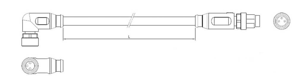 TE Connectivity 2-2273125-4 Sensor-/Aktor-Steckverbinder,