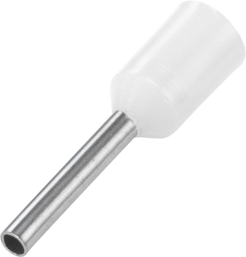 TE Connectivity 966067-3 Aderendhülse 0.5mm² Teilisoliert Weiß