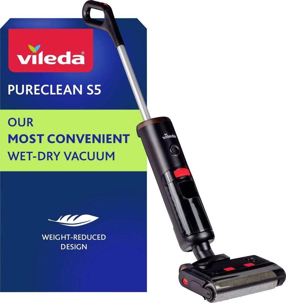 Vileda 177976 Akku-Nass-/Trockensauger wireless, herausnehmbarer