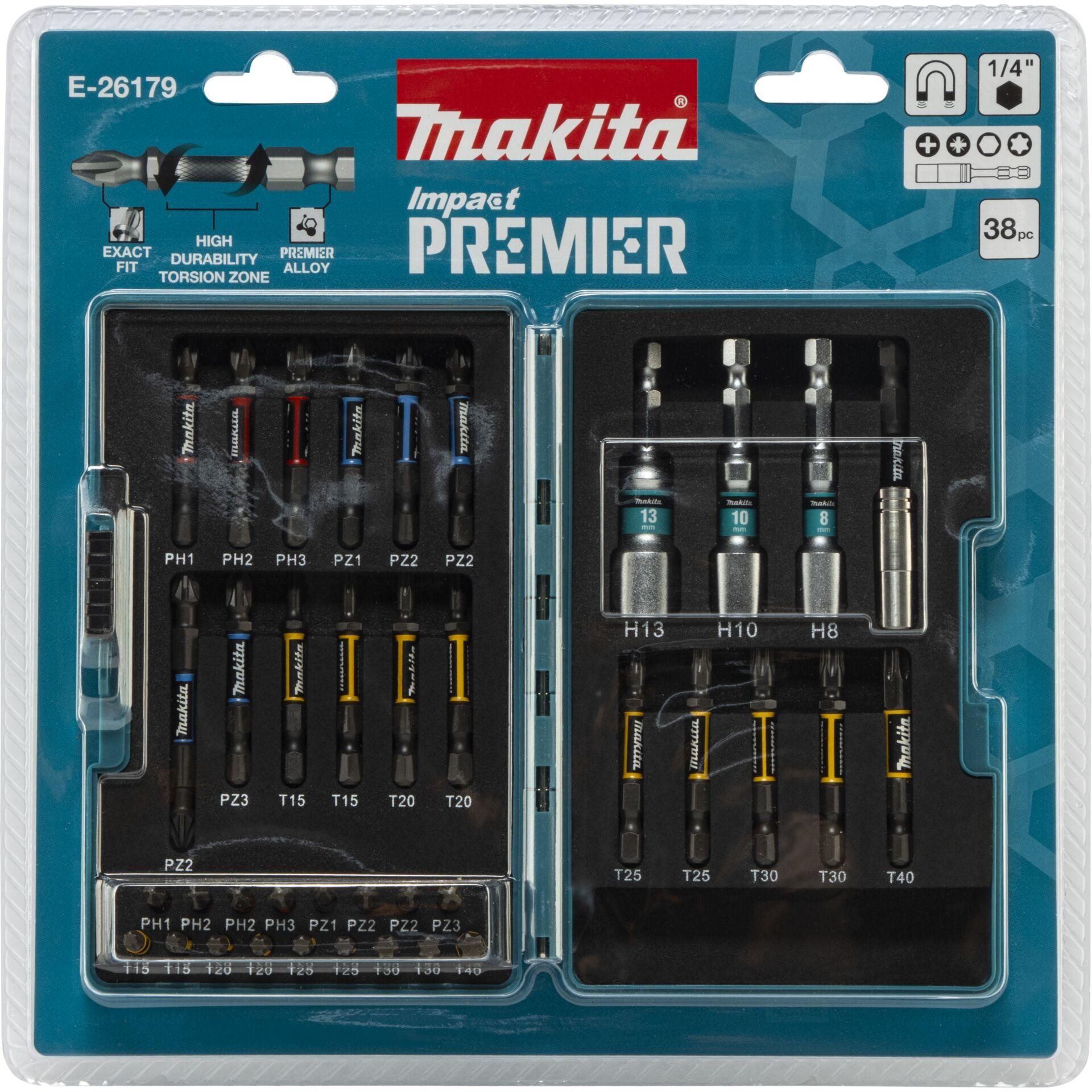 Makita E-26179 Torsion Bit-Set 38-tlg.