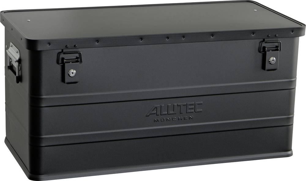 Alutec CLASSIC 11093Black Transportkiste Aluminium (L x B x H) 775 x