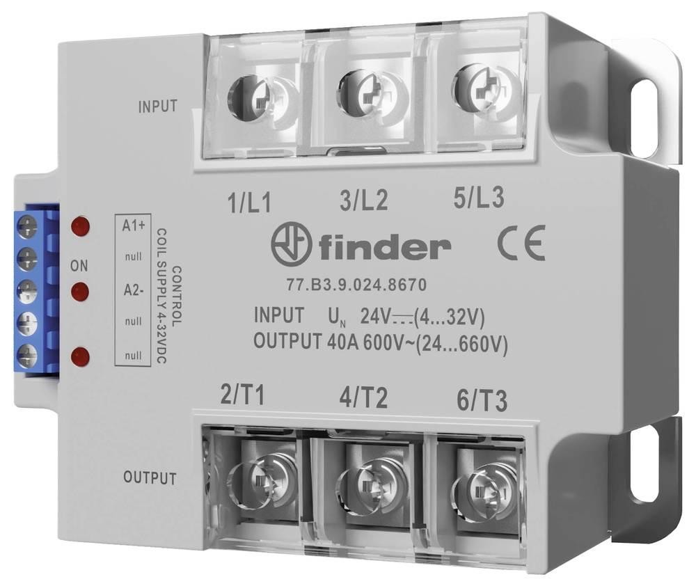 Finder Halbleiterrelais 77A390248671 25A Schaltspannung (max.): 660 V/