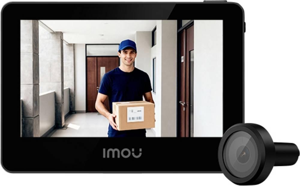 Imou VD1-5M0S digital door viewer - Imou VD1-5M0S, Plastic, Black, SD,
