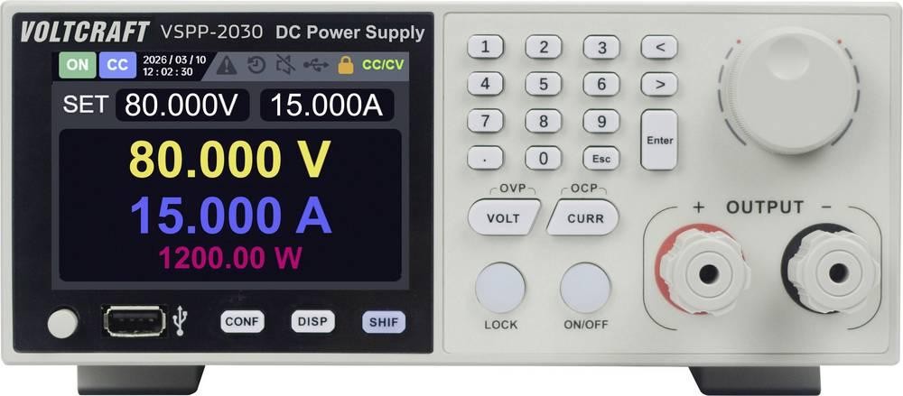 VOLTCRAFT VSPP-2030 Labornetzgerät for Rackeinbau, einstellbar 0 -