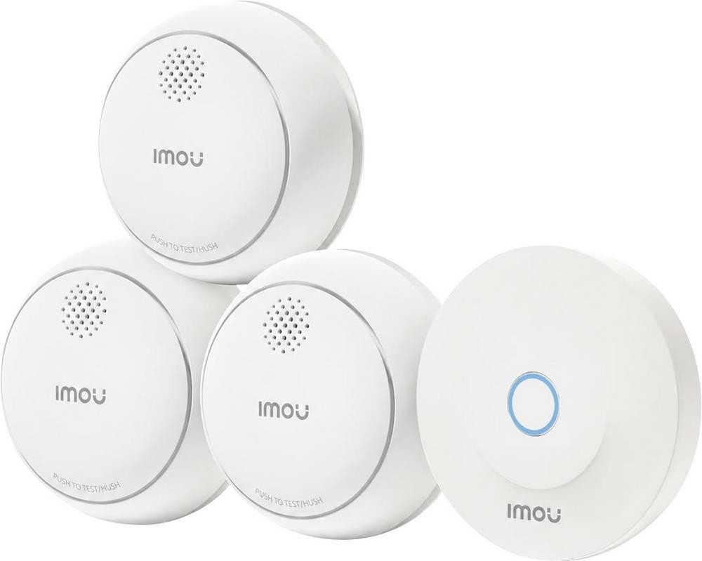 IMOU ZSM1Kit-EU-3-M Rauchwarnmelder-Set plus Zentrale mit App-