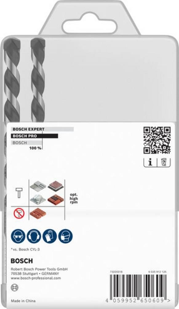 Bosch Accessories 2608707005 2608707005 Stein-Spiralbohrer-Set 4 mm,