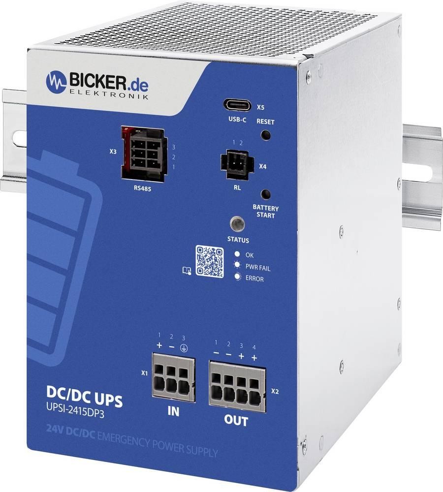 Bicker Elektronik UPSI-2415DP3 Industrielle USV-Anlage (DIN Rail)