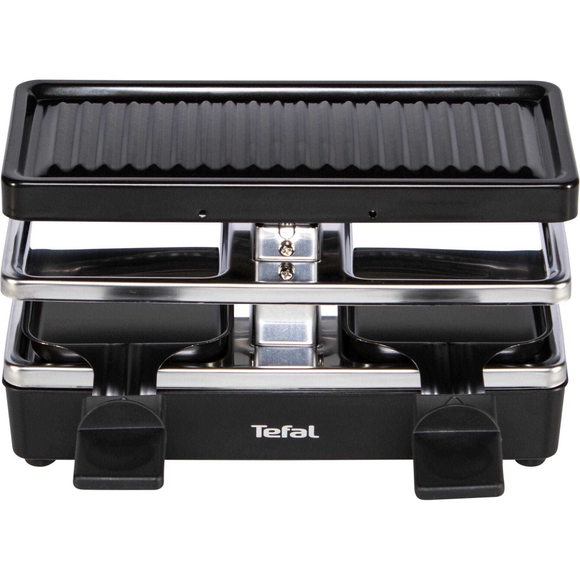 Tefal RE2308 raclette grill 2 person(s) 400 W Black, Silver - Tefal
