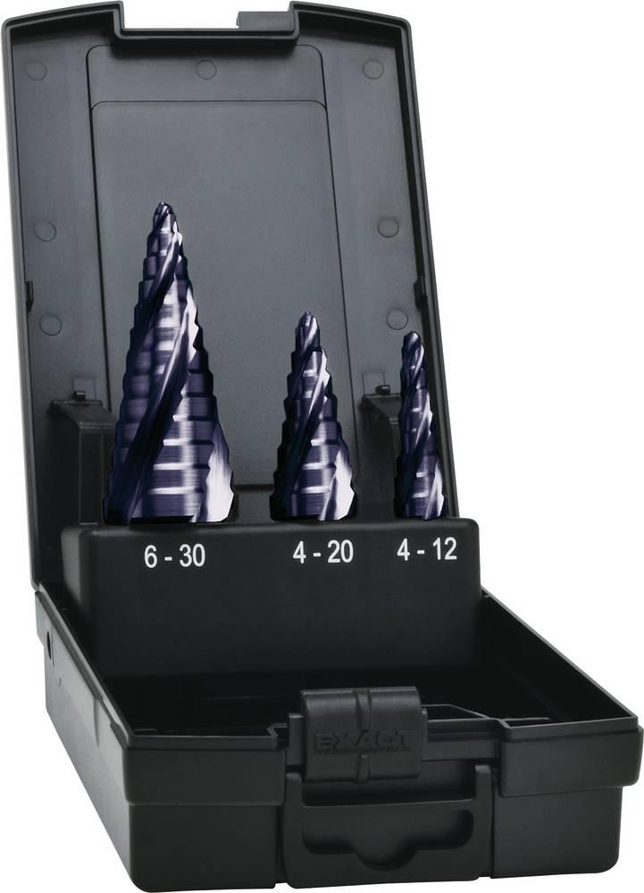 Exact 07064 Advanced LINE HSS TiAIN Stufenbohrer-Set TiAIN 3-Flä
