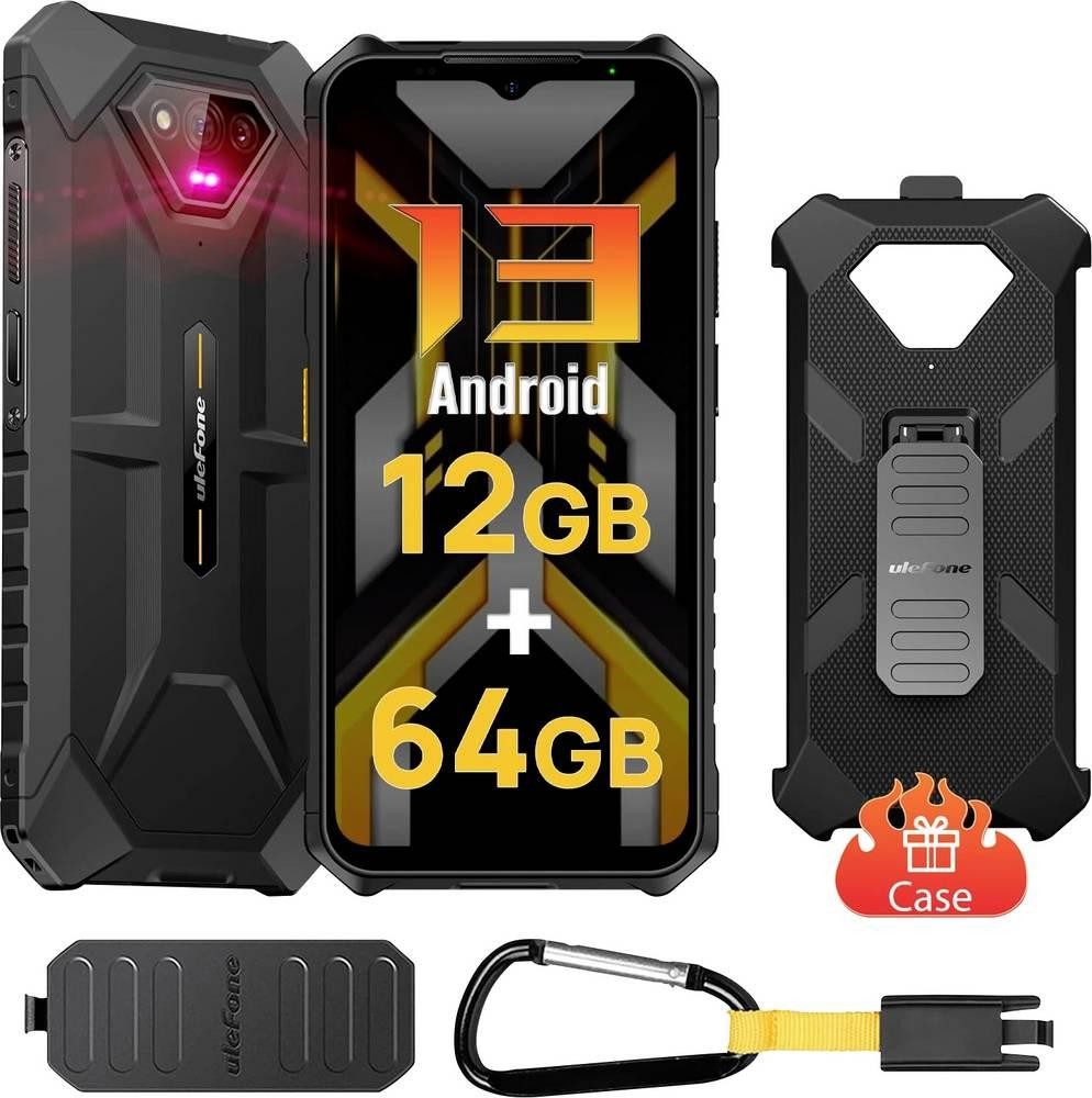 UleFone Armor X13 64GB Schwarz, Orange EEK A (A - G) 15.7cm (6.2 Zoll)