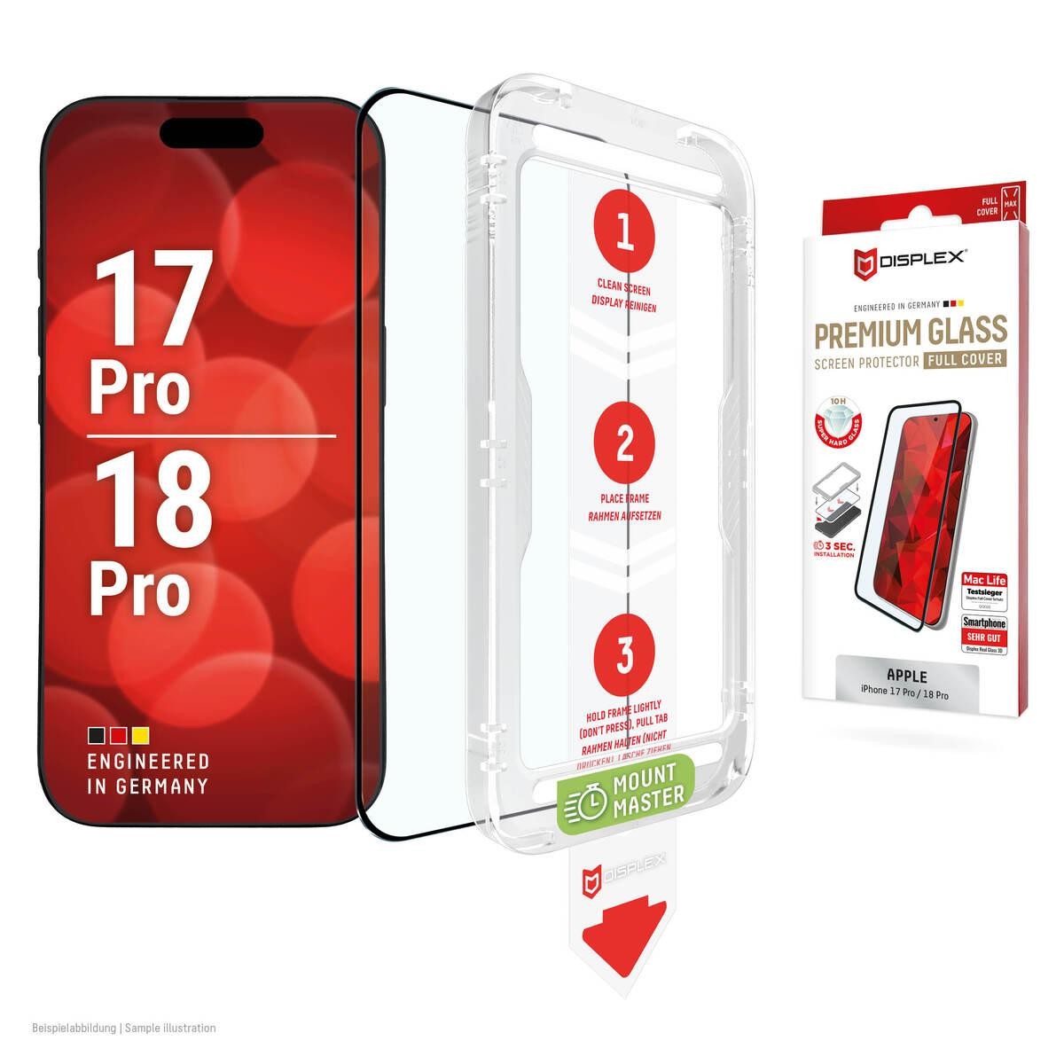 Displex Premium Screen Protector (Full Cover, 10H) for Apple iPhone