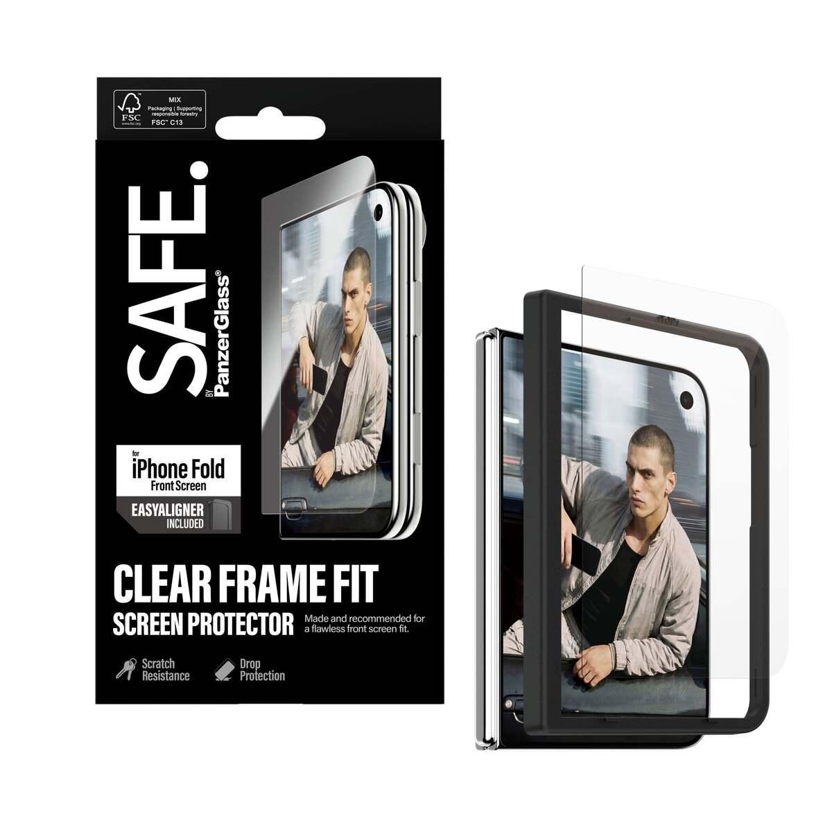 PanzerGlass SAFE Sub Screen Protector iPhone Duo w. EasyAligner -