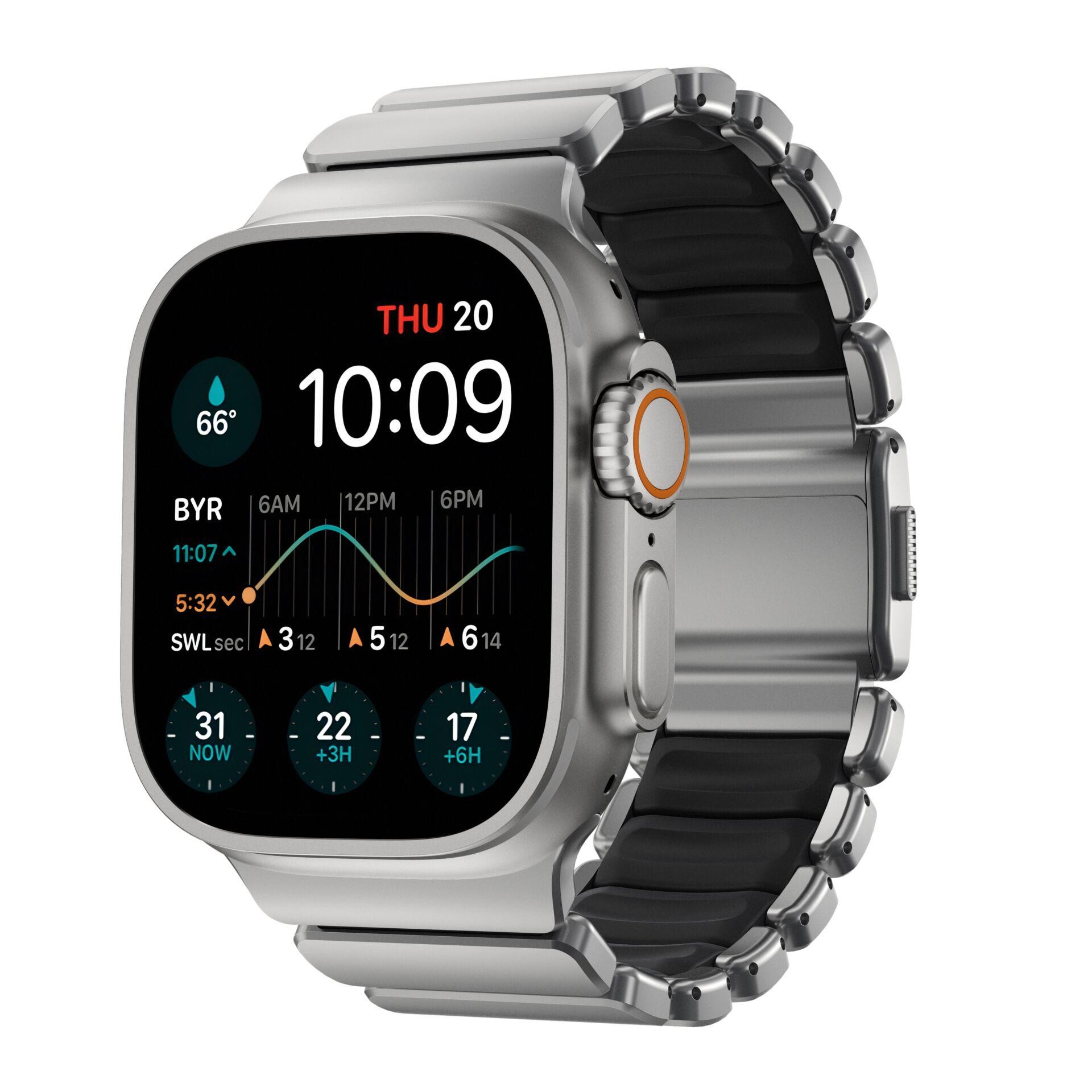 Nomad Stratos Band Natural Titanium - Nomad Stratos Band, Band,