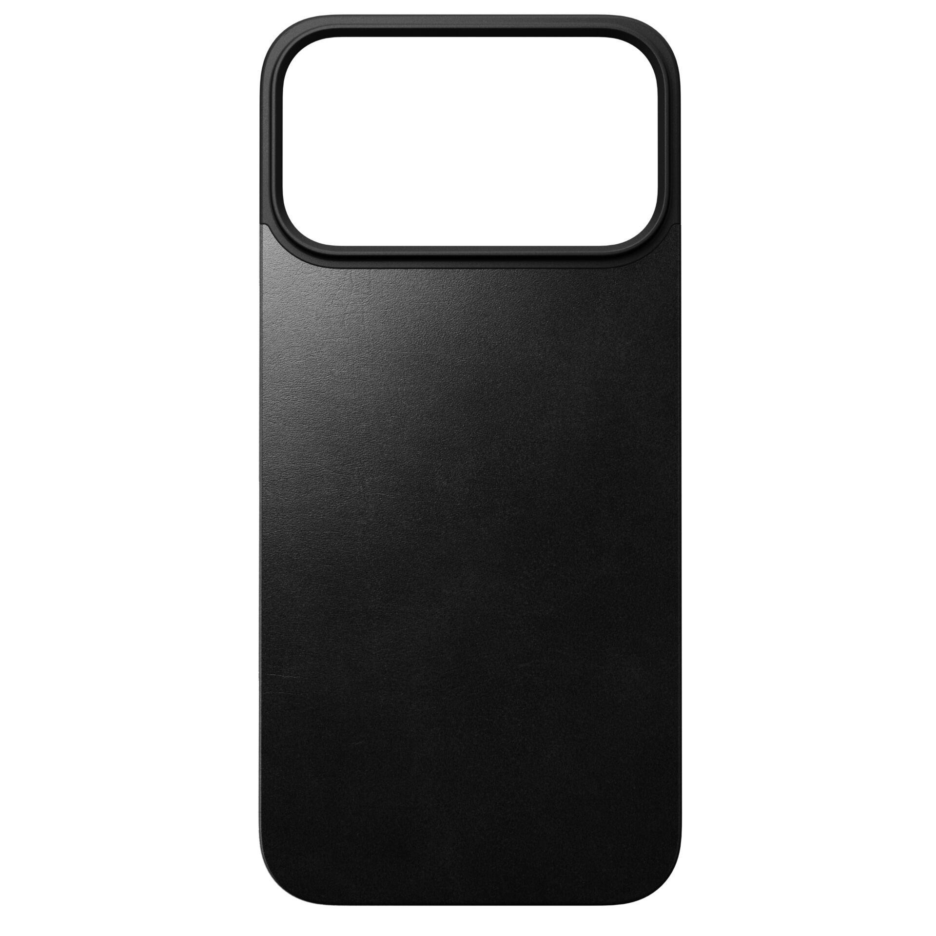 Nomad Mag Leather Back mobile phone case 16 cm (6.3") Cover Black -
