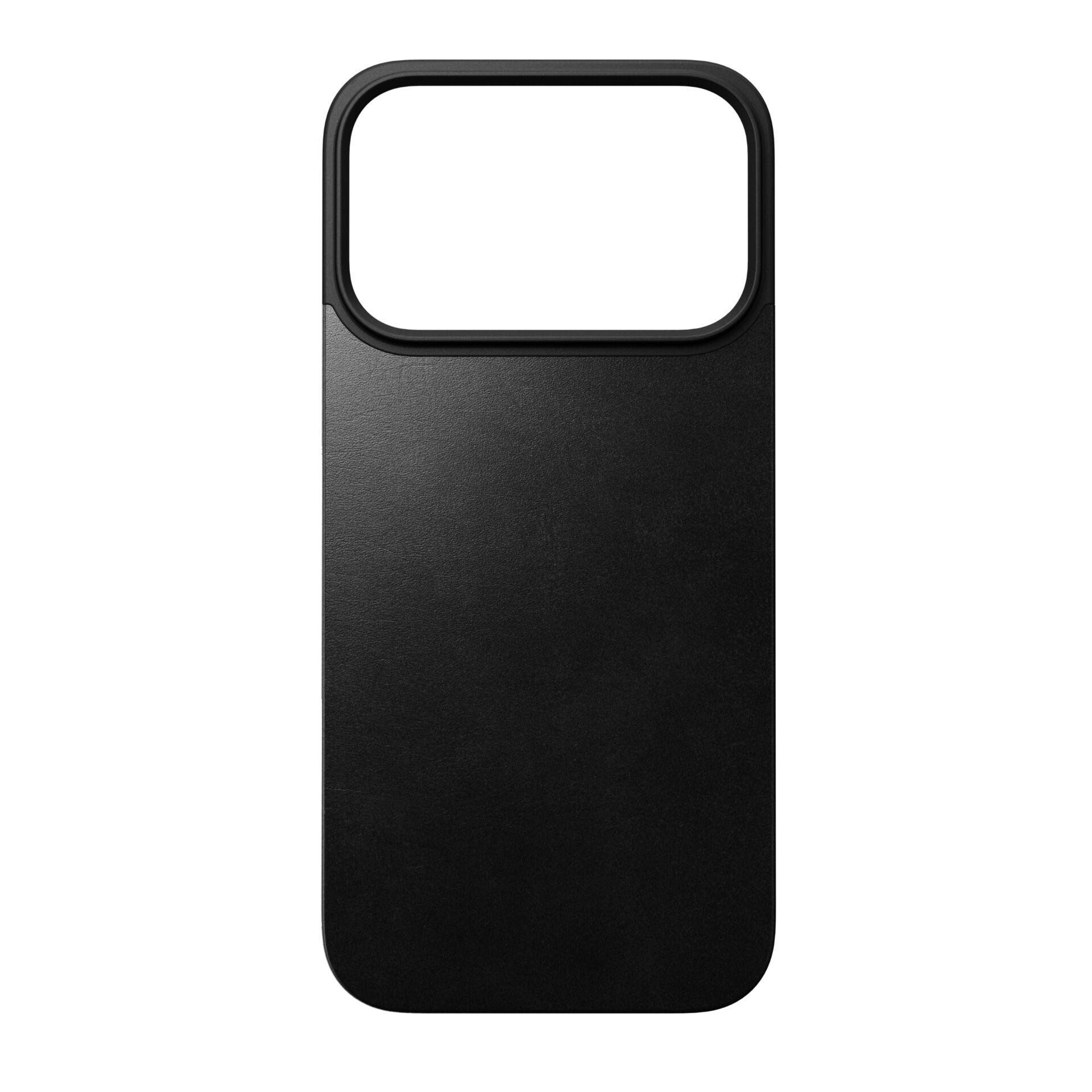 Nomad Mag Leather Back mobile phone case 16 cm (6.3") Cover Black -