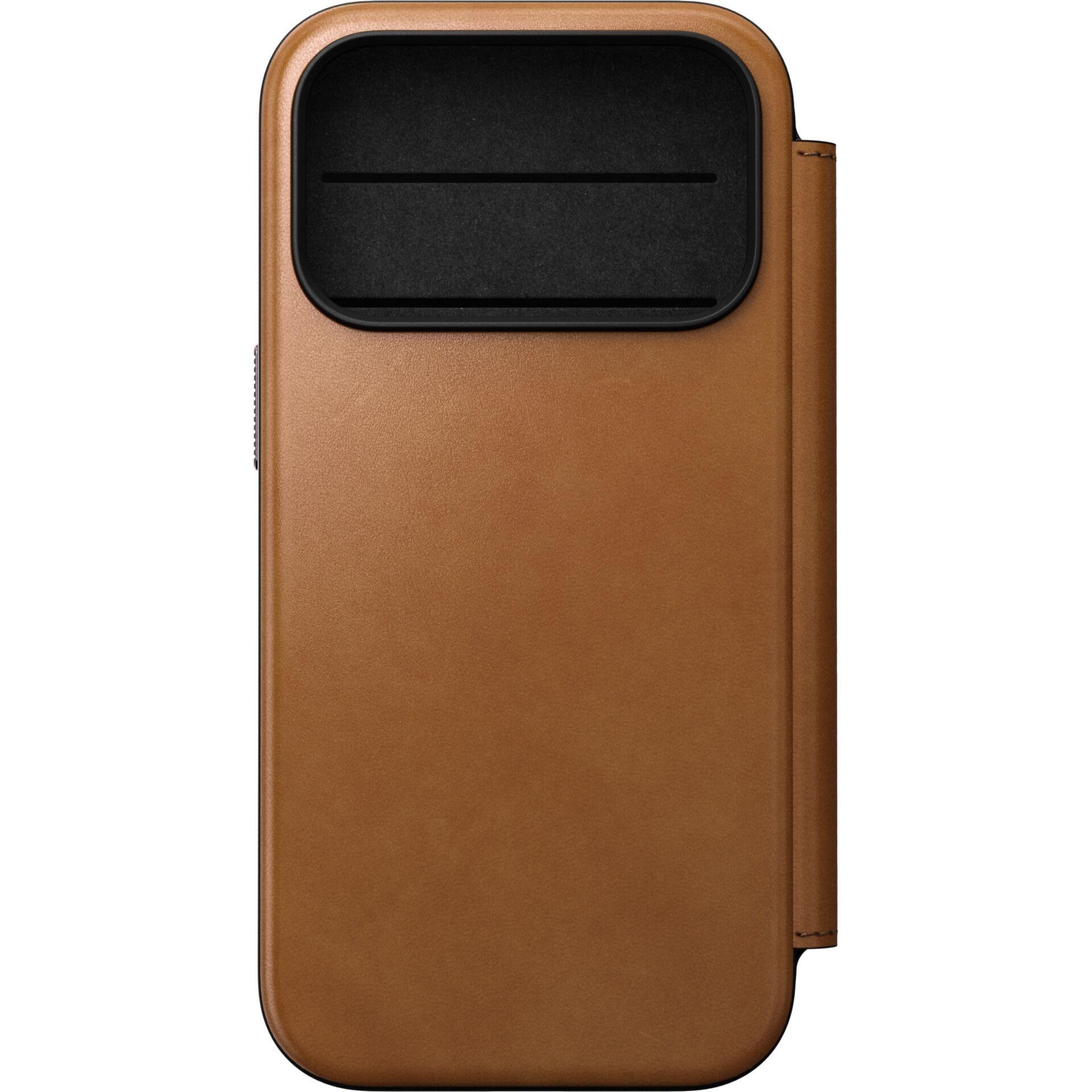 Nomad Modern Leather Folio iPhone 18 Pro English Tan Cm.