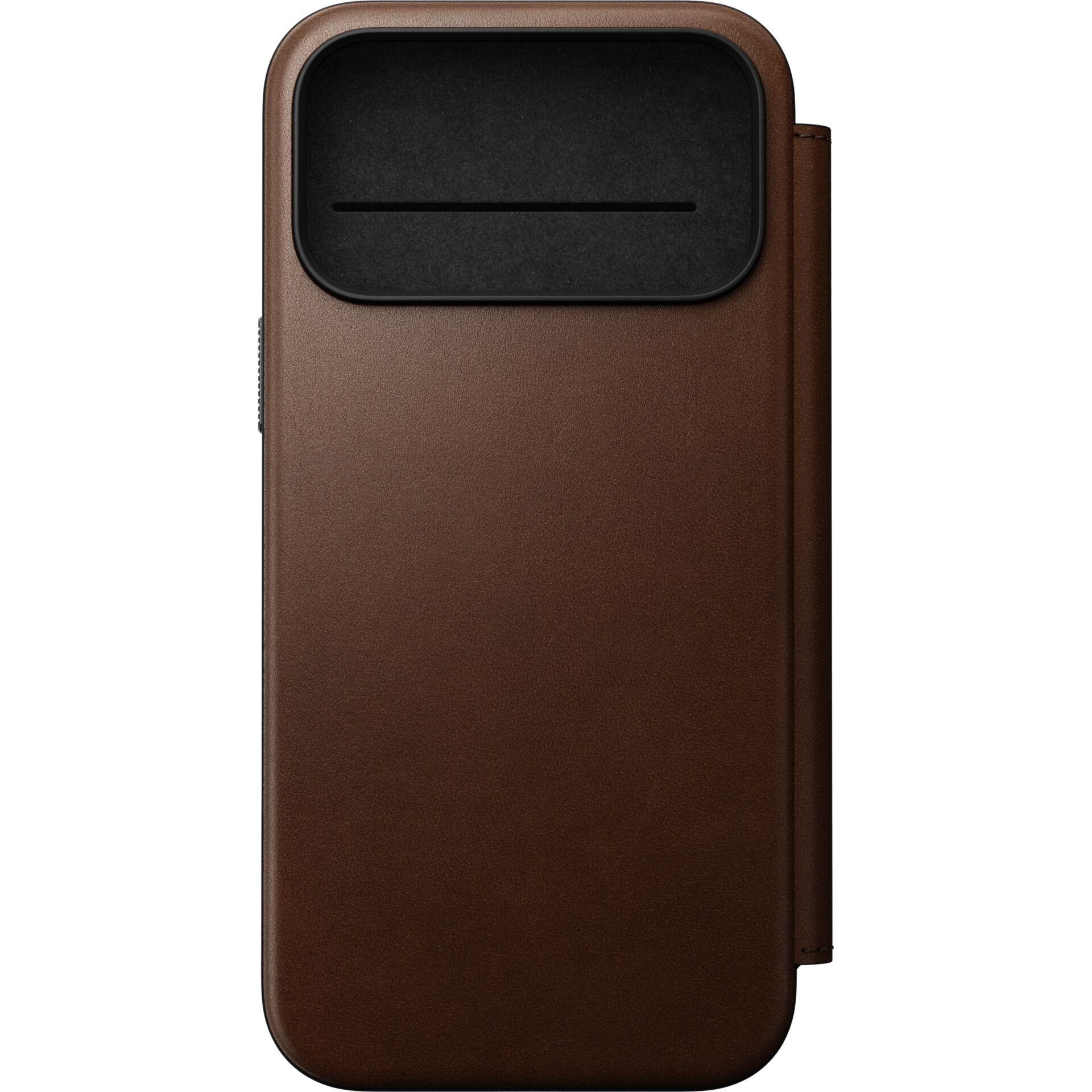 Nomad Modern Leather Folio iPhone 18 Pro Max Brown Cm.