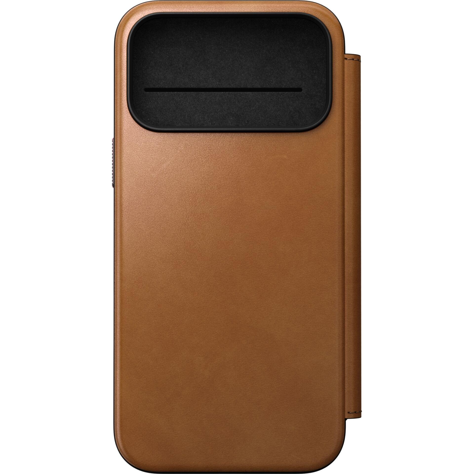 Nomad Modern Leather Folio iPhone 18 Pro Max English Tan Cm