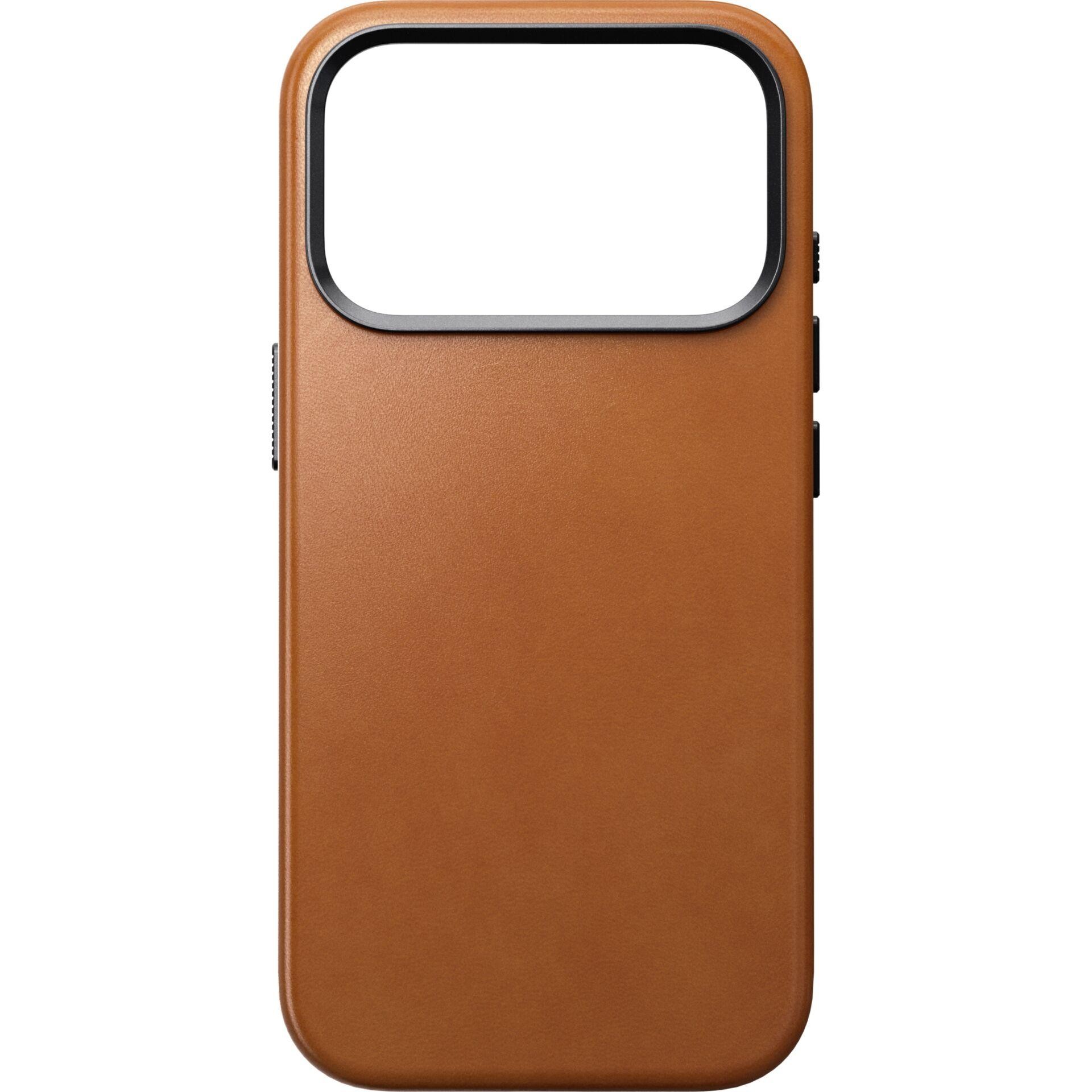 Nomad Traditional Leather Case iPhone 18 Pro Saddle Hw.