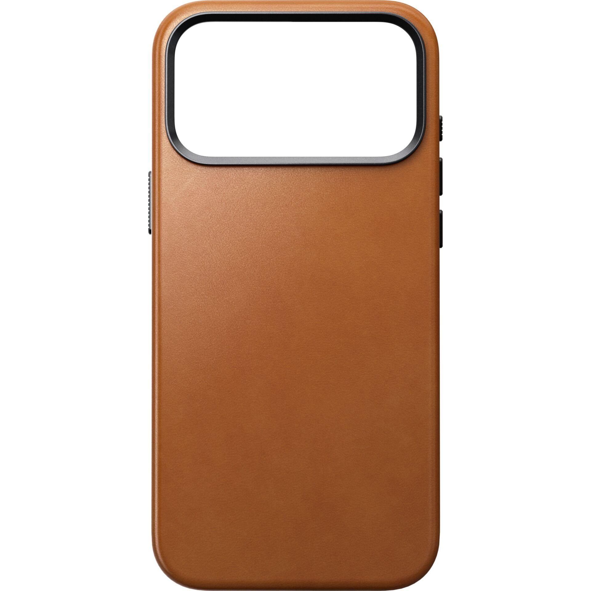 Nomad Traditional Leather Case iPhone 18 Pro Max Saddle Hw.