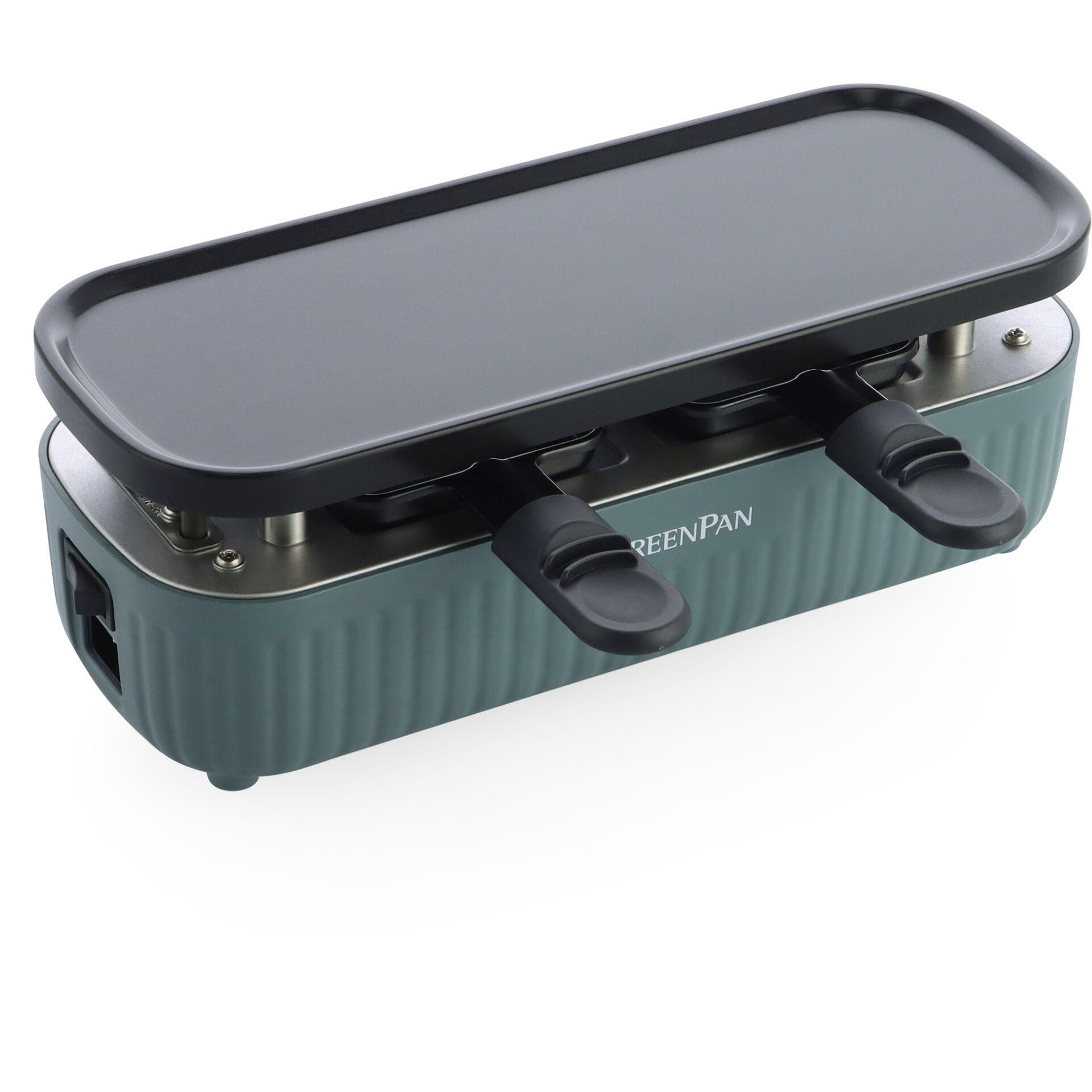 GreenPan Silhouette Raclette Gourmetgerät 32,5x13 cm Blau