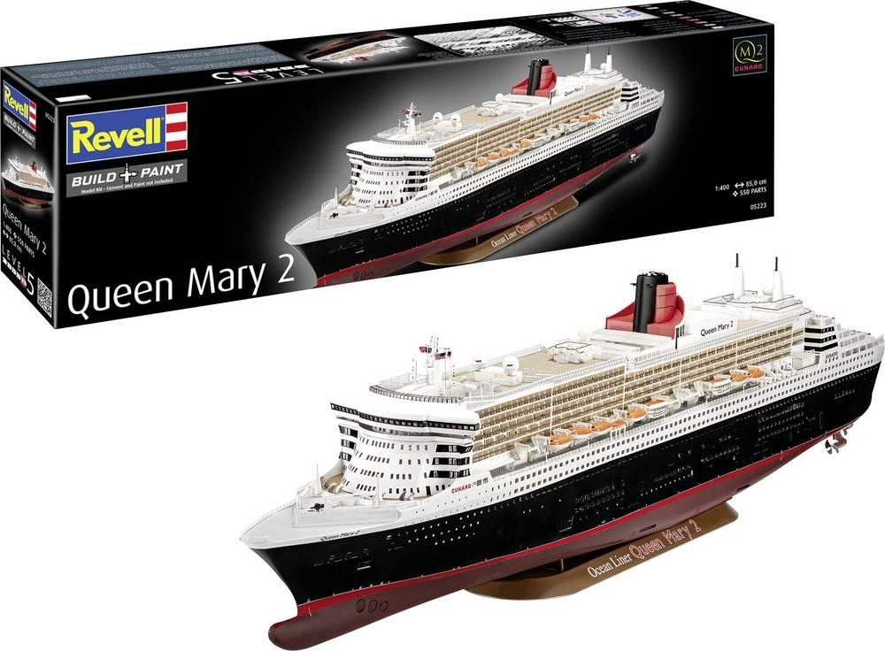 Revell Queen Mary 2 Passenger ship model Assembly kit 1:400 - Revell