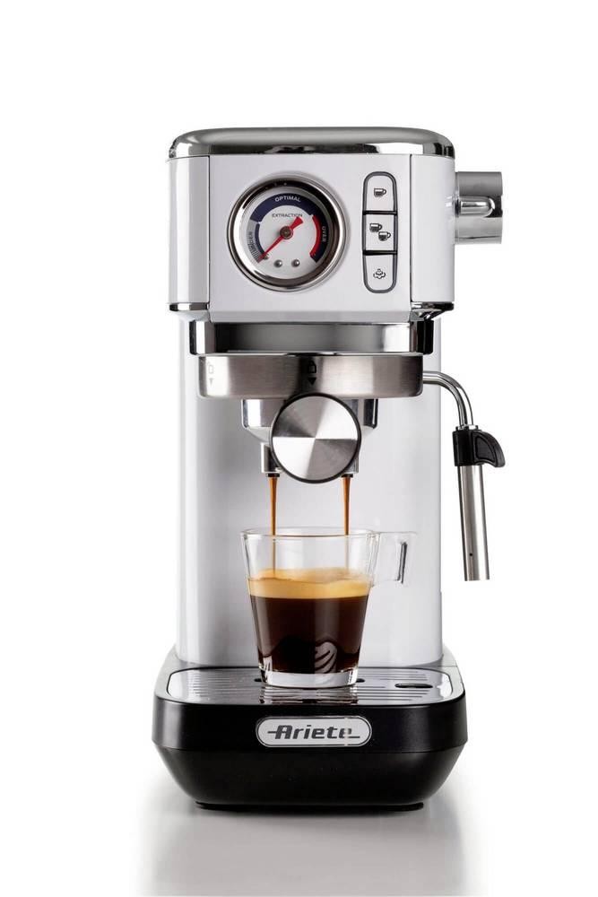 Ariete 1381 Coffee machine with pressure gauge, compatible with