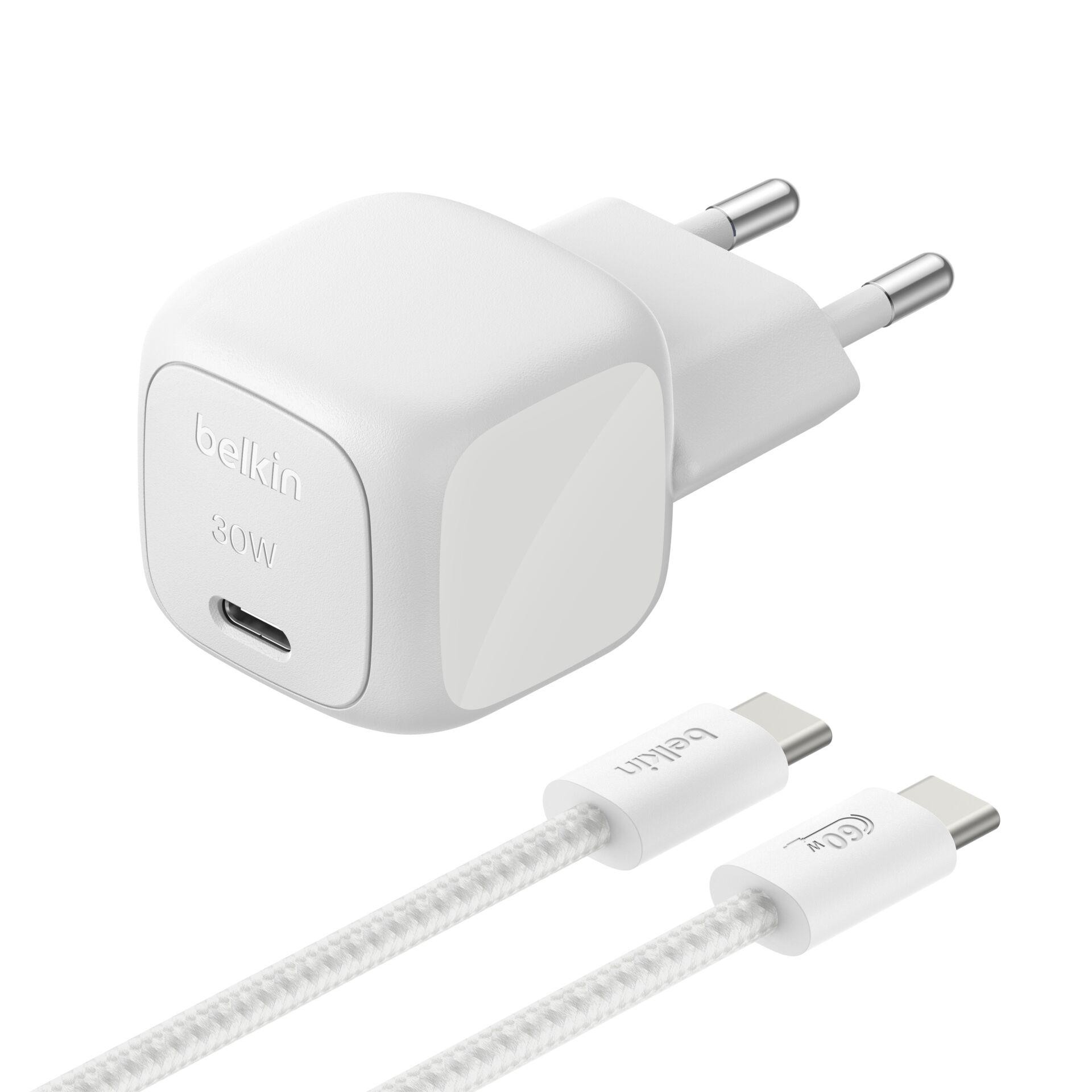 Belkin BoostCharge Ordinateur portable Gris Secteur Charge rapide Int