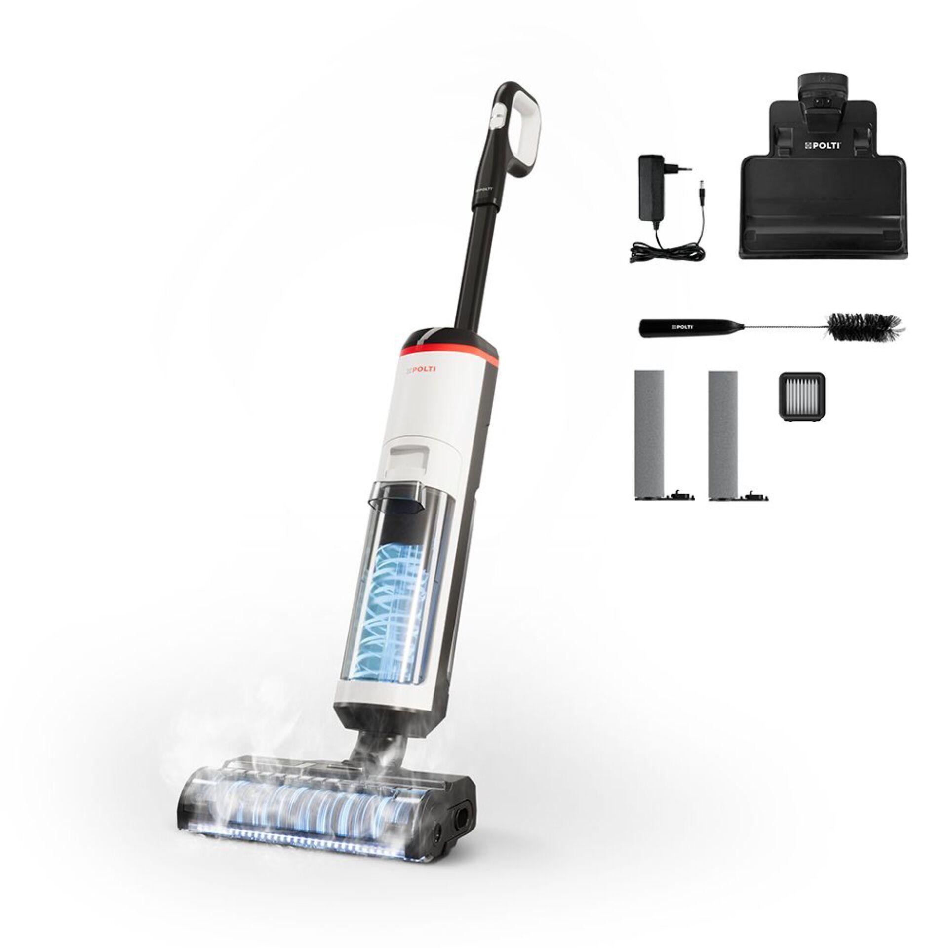 Polti RollySteam WD30C Aspirateur balai 3-en-1 Batterie Sec&humide