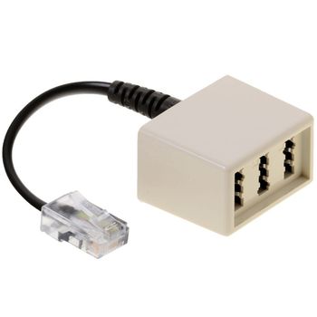 Product image of the product “BTR NETCOM 130450440101-E telephone splitter White ”
