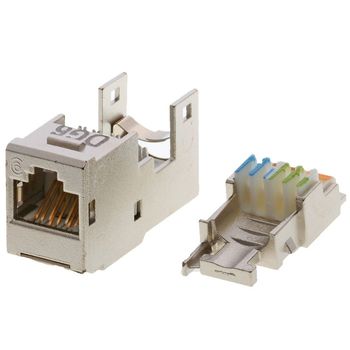 Product image of the product “BTR NETCOM E-DAT modul Cat.6A 8(8) wire connector RJ-45 Silver ”