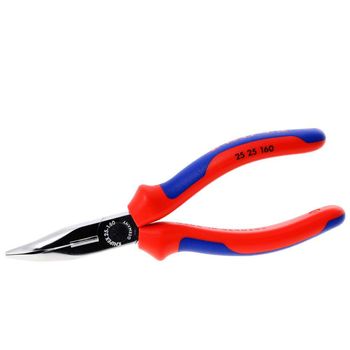 Artikelbild des Artikels “Knipex 25 25 160 Elektronik- u. Feinmechanik Flachrundzange 40° gebogen Chrom-Vanadium Stahl 160mm “