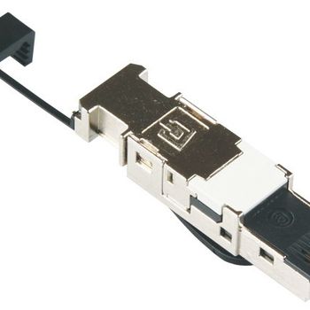 Product image of the product “BTR NETCOM E-DAT Industry IP20 RJ45 field plug optical cross connects equipment ”