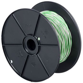Immagine del prodotto “CobiNet Schaltdraht YV 2x0,6/1,1 bianco/grün, 100 m ”